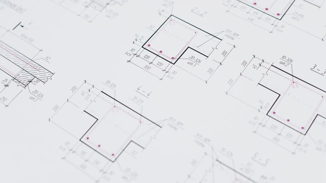 Plan technique détaillé utilisé pour vérifier les lignes d'un bordereau de prix unitaires